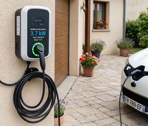 borne de recharge 3.7kW Paris
